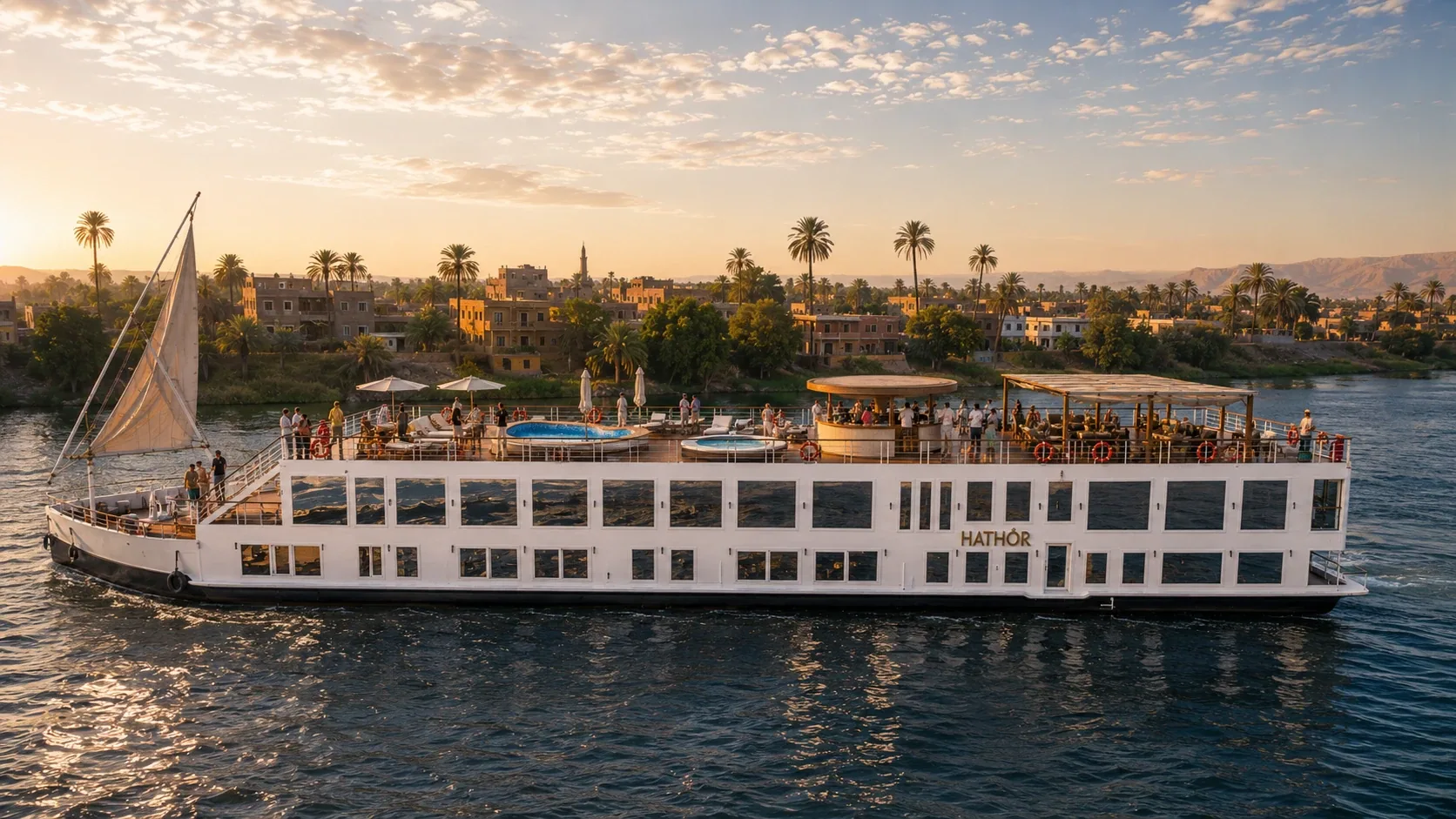 Private celebration aboard Hathor