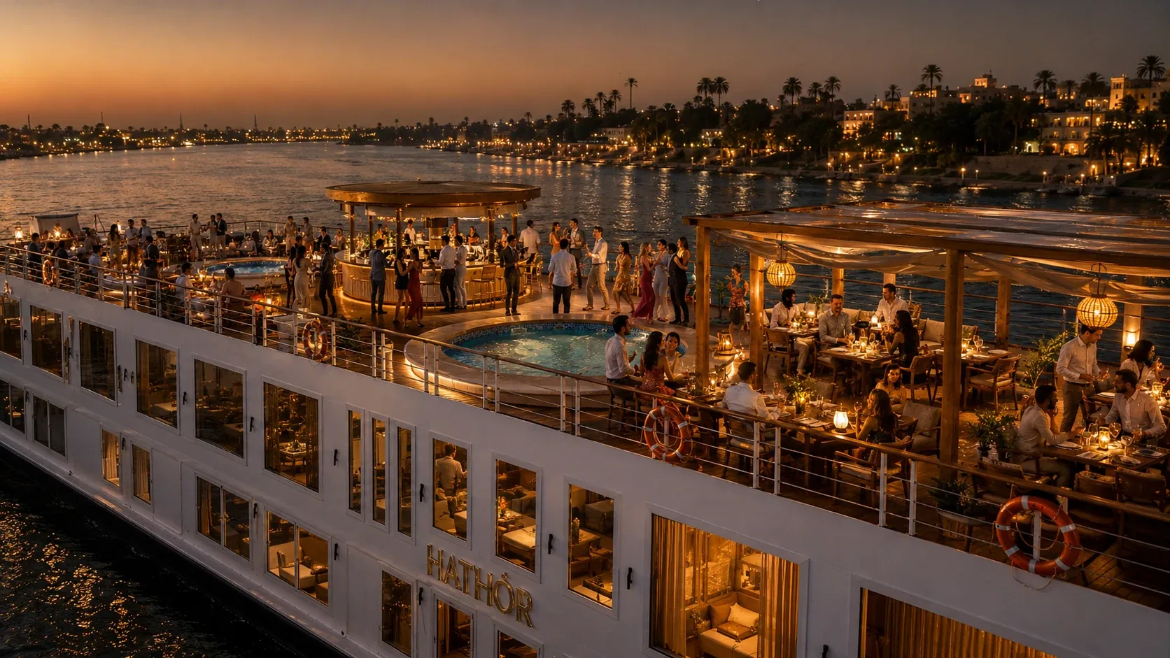 Bar aboard Hathor
